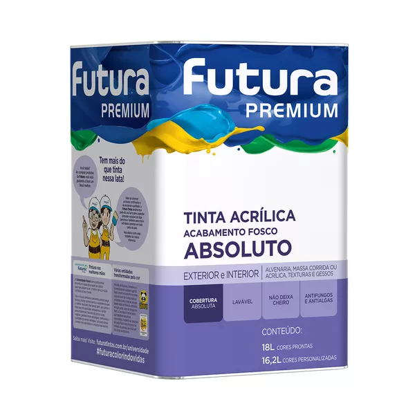 FUTURA - LATEX PR FOS BRANCO 18L ABSOLUTO