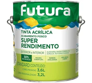 FUTURA - LATEX STD INOX 3,6L SUPER RENDIMENTO
