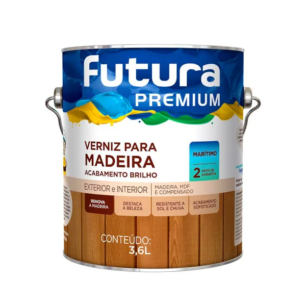 FUTURA - VERNIZ TRIPLO FS IMBUIA 0,900ML BRILHANTE