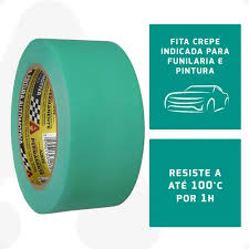 ADERE - FITA CREPE AUTOMOTIVA VERDE 45M X 50M
