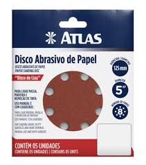 ATLAS - DISCO ABRASIVO AMARELO 150 GRAO 320