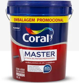 CORAL - LATEX PR FOS BRANCO 3,6L MASTER