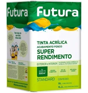 FUTURA - LATEX STD INOX 18L SUPER RENDIMENTO