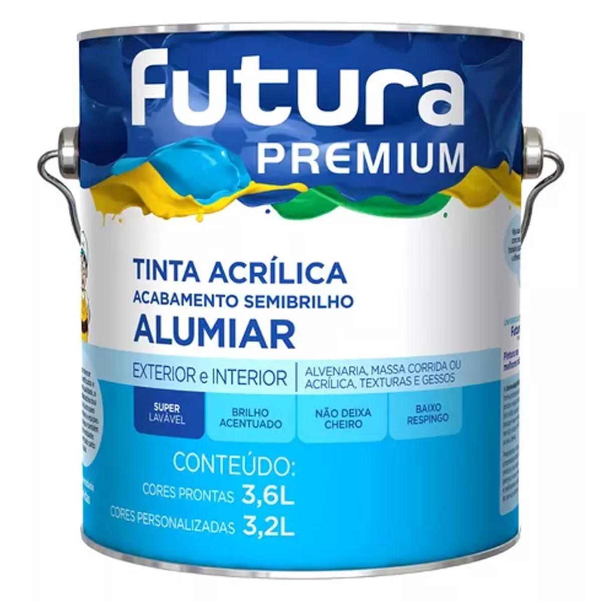 FUTURA - LATEX PR SEMIBRILHO BASE C 3,2L ALUMIAR