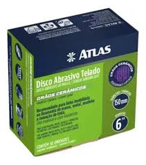 ATLAS - DISCO ABRASIVO AMARELO 150 GRAO 400